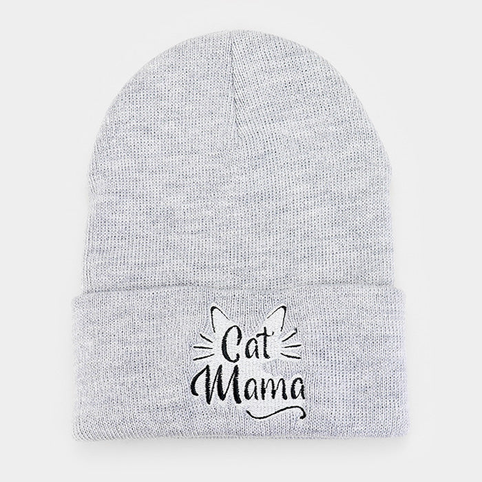 HATEGORY "Cat Mama" Beanie Hat
