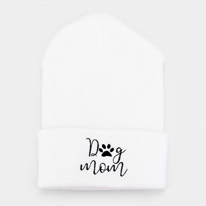 HATEGORY "Dog Mom" Beanie Hat