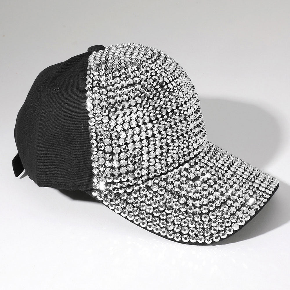 HATEGORY Bling Studded Glam Baseball Cap