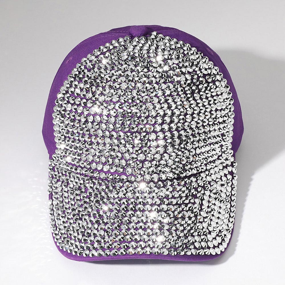 HATEGORY Bling Studded Glam Baseball Cap