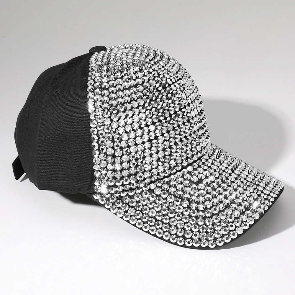 HATEGORY Bling Studded Glam Baseball Cap