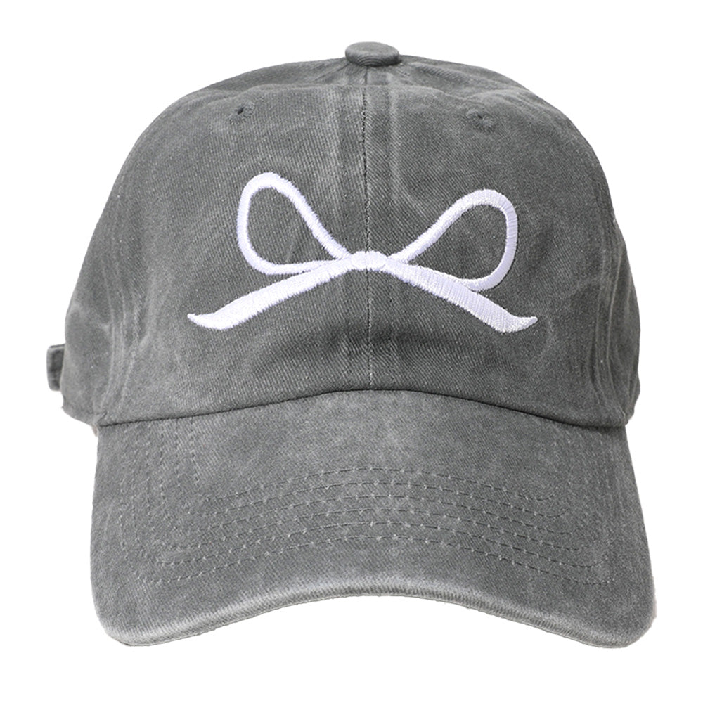 HATEGORY Ribbon Embroidered Baseball Cap