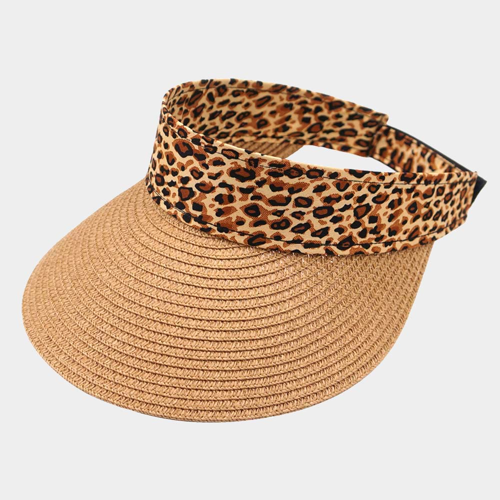 HATEGORY Leopard Visor Hat
