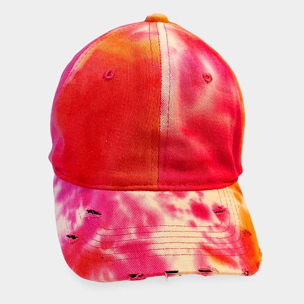 HATEGORY Tie Dye Vintage Baseball Cap