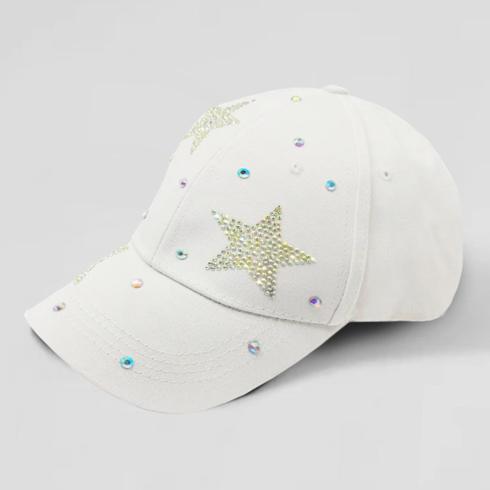 HATEGORY Bling Star Patterned Baseball Cap