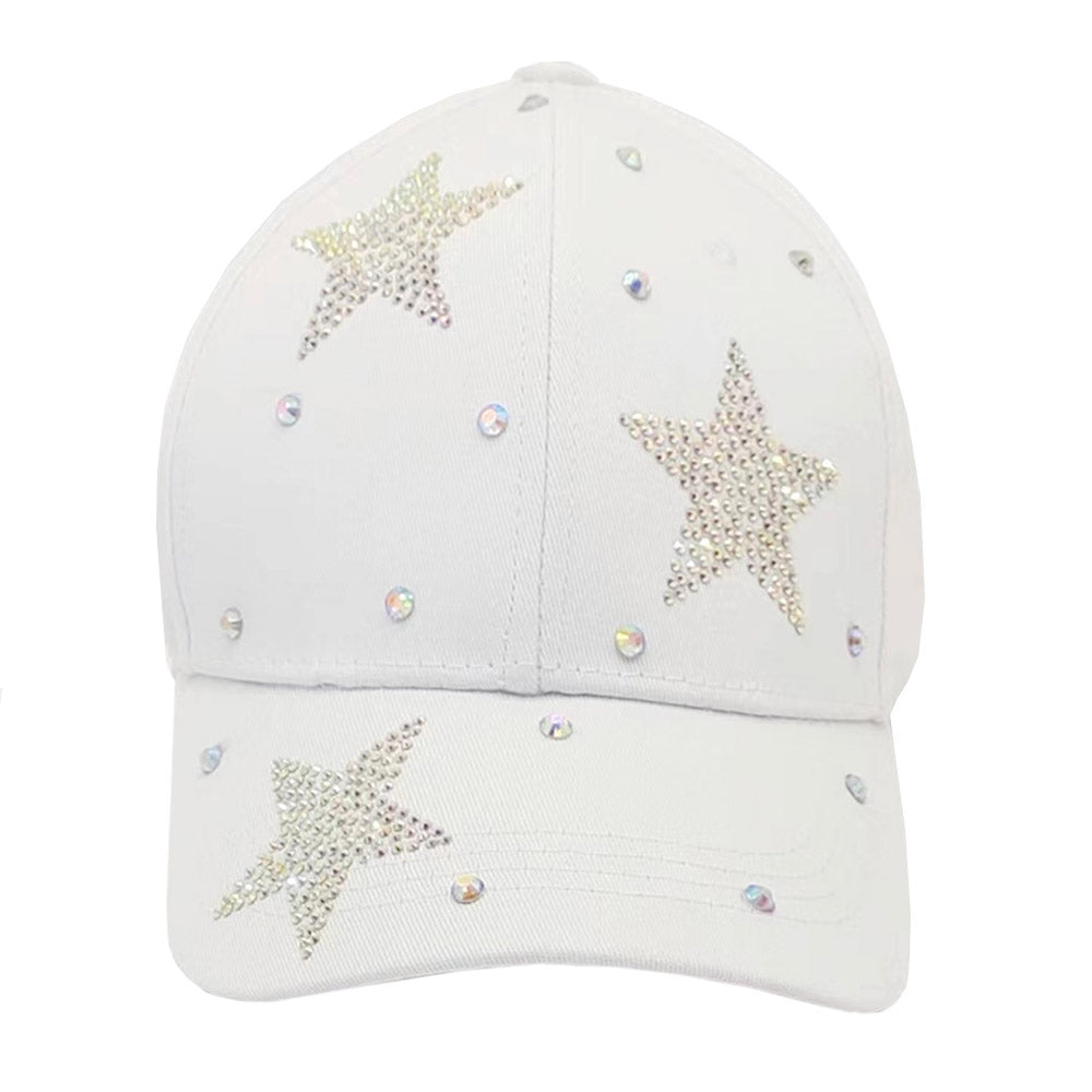 HATEGORY Bling Star Patterned Baseball Cap