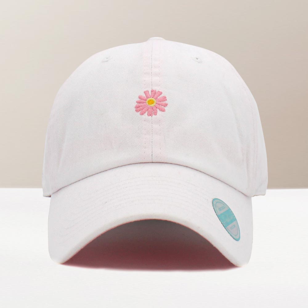 HATEGORY Flower Embroidered Baseball Cap