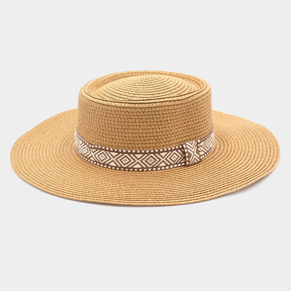 HATEGORY Tribal Band Panama Sun Hat