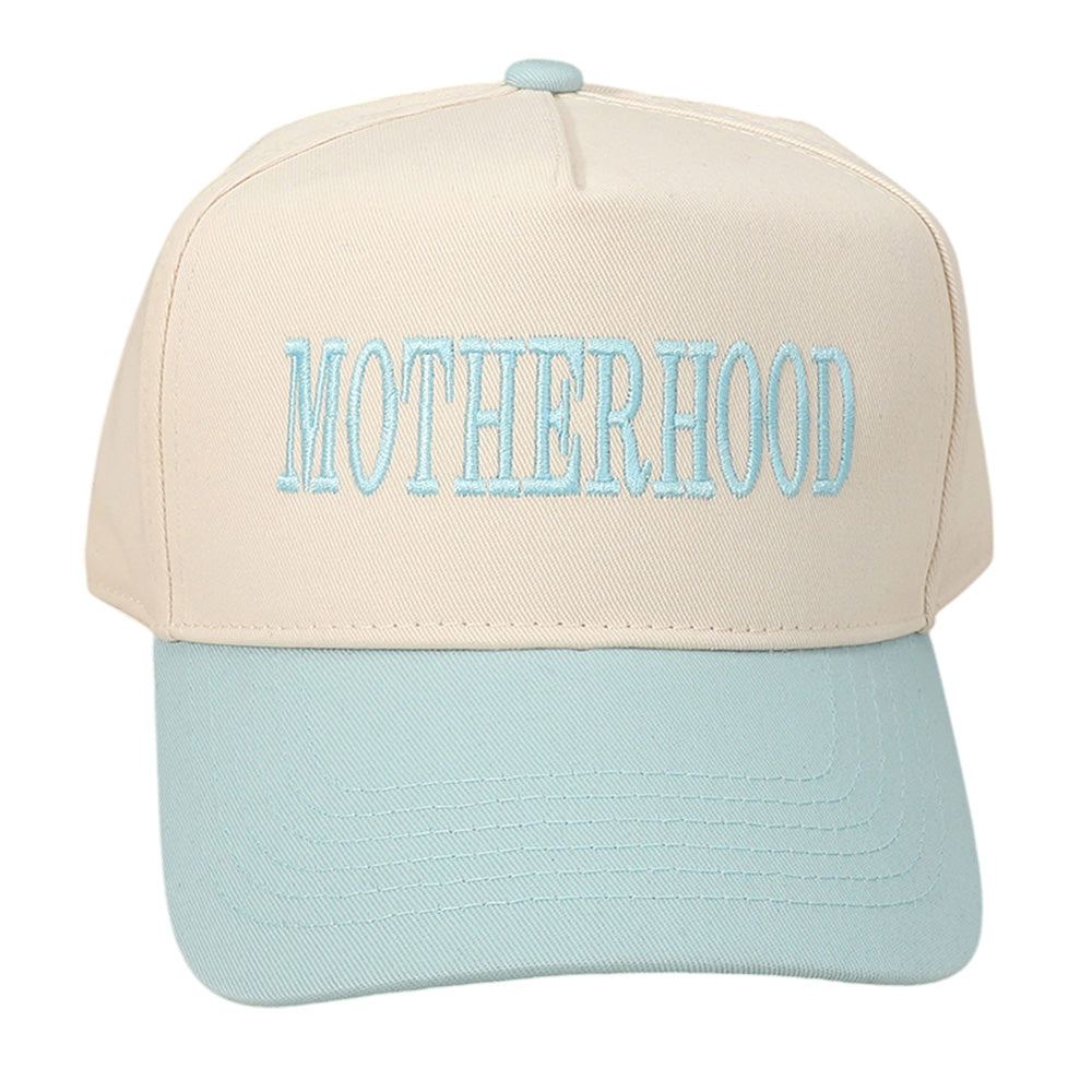 HATEGORY MOTHERHOOD Message Embroidered Baseball Cap