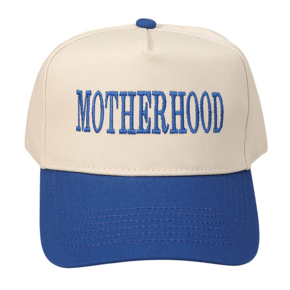 HATEGORY MOTHERHOOD Message Embroidered Baseball Cap