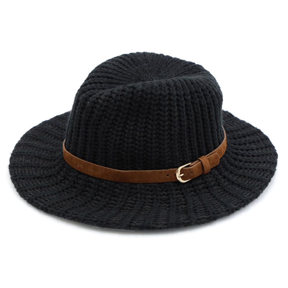 HATEGORY Belt Band Knit Panama Hat