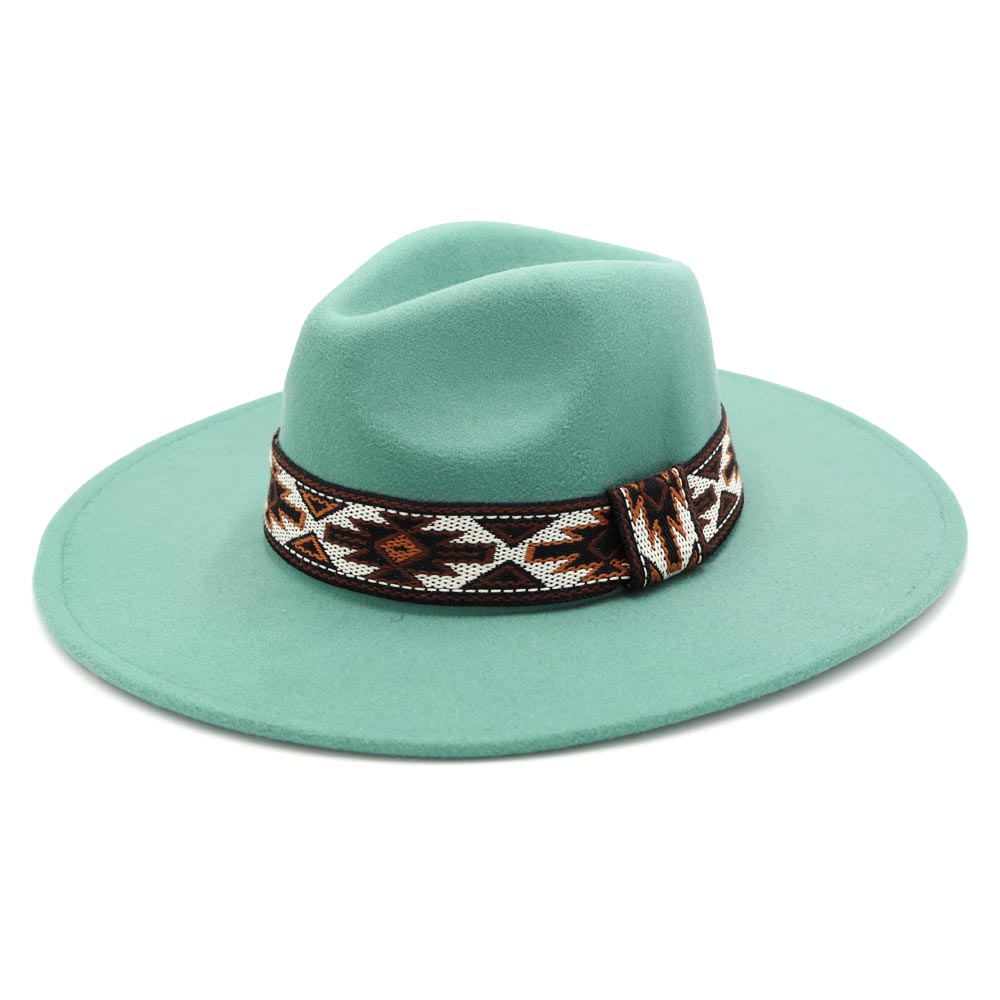HATEGORY Tribal Band Panama Hat
