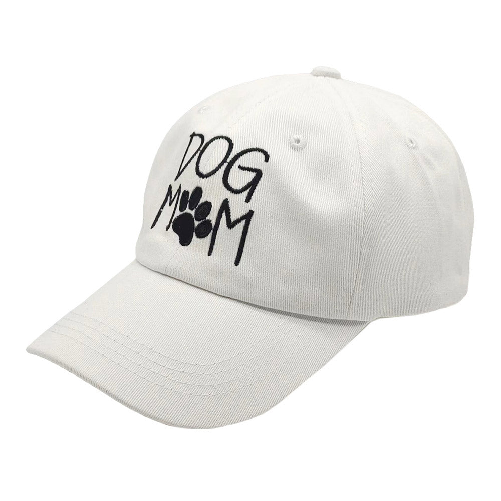 HATEGORY Paw Pointed Dog Mom Message Baseball Cap