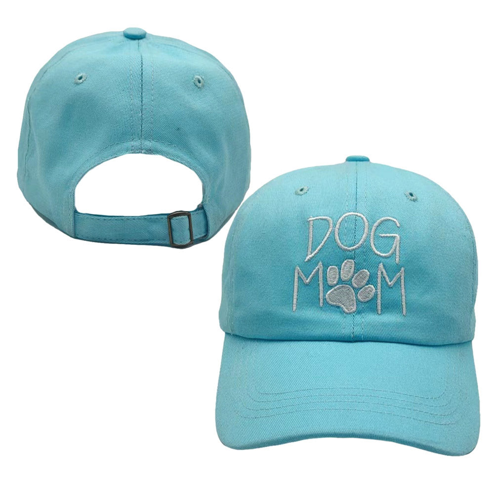 HATEGORY Paw Pointed Dog Mom Message Baseball Cap