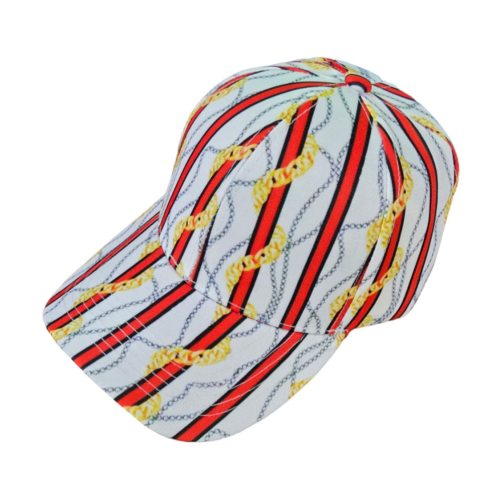 HATEGORY Chain Patterned Baseball Cap