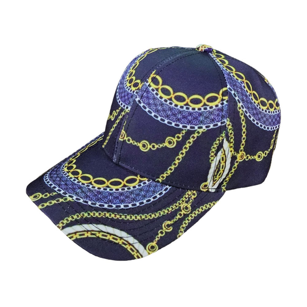 HATEGORY Chain Patterned Baseball Cap