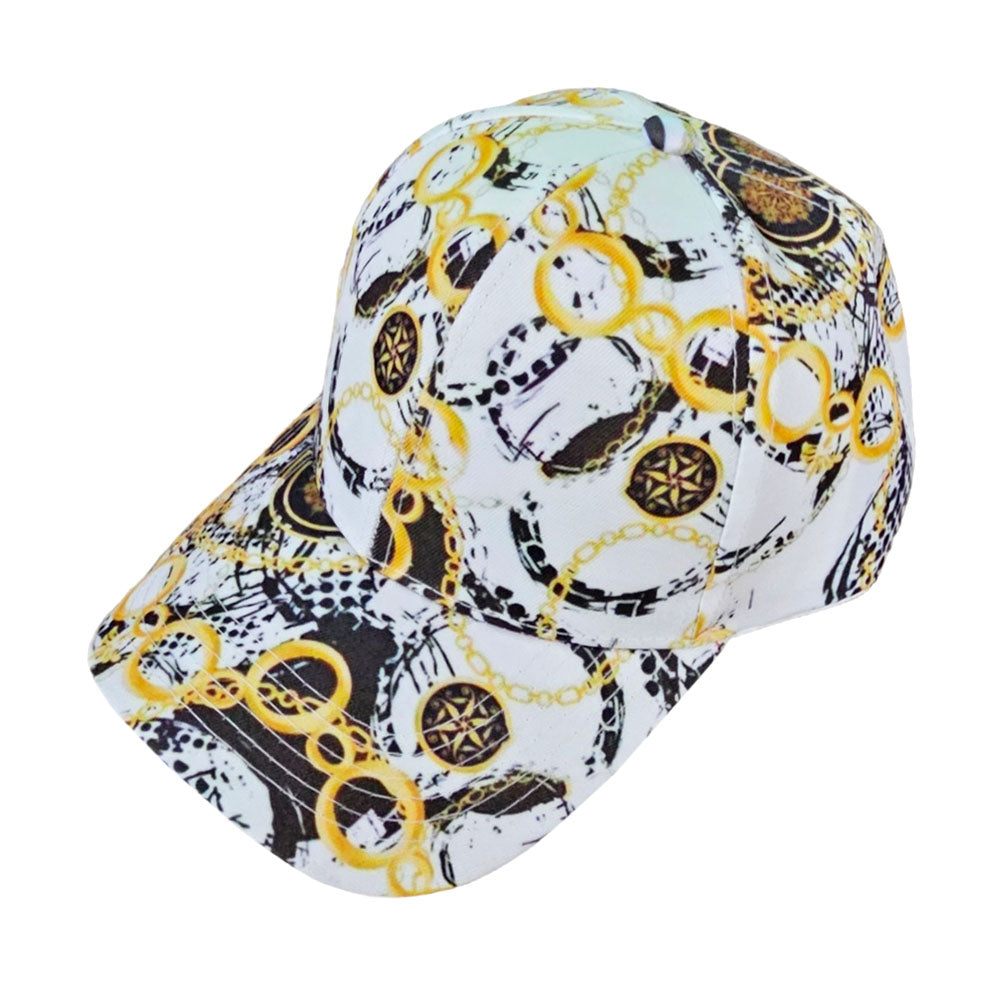 HATEGORY Chain Patterned Baseball Cap