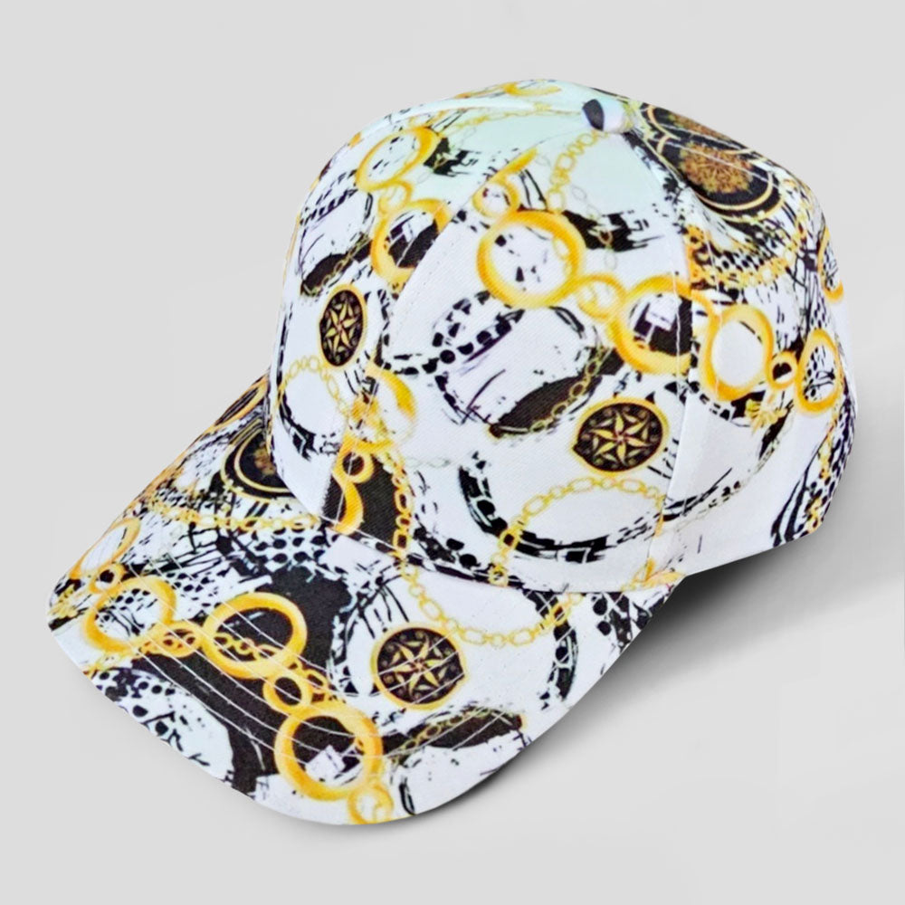 HATEGORY Chain Patterned Baseball Cap