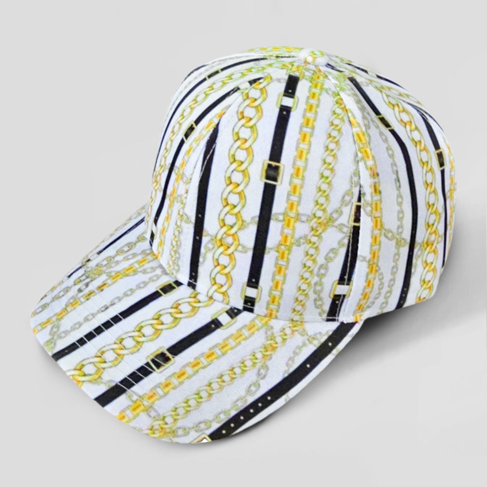 HATEGORY Chain Patterned Baseball Cap