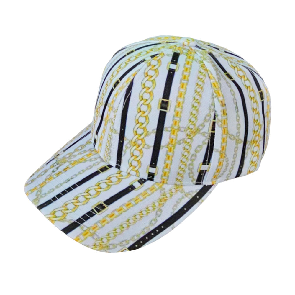 HATEGORY Chain Patterned Baseball Cap