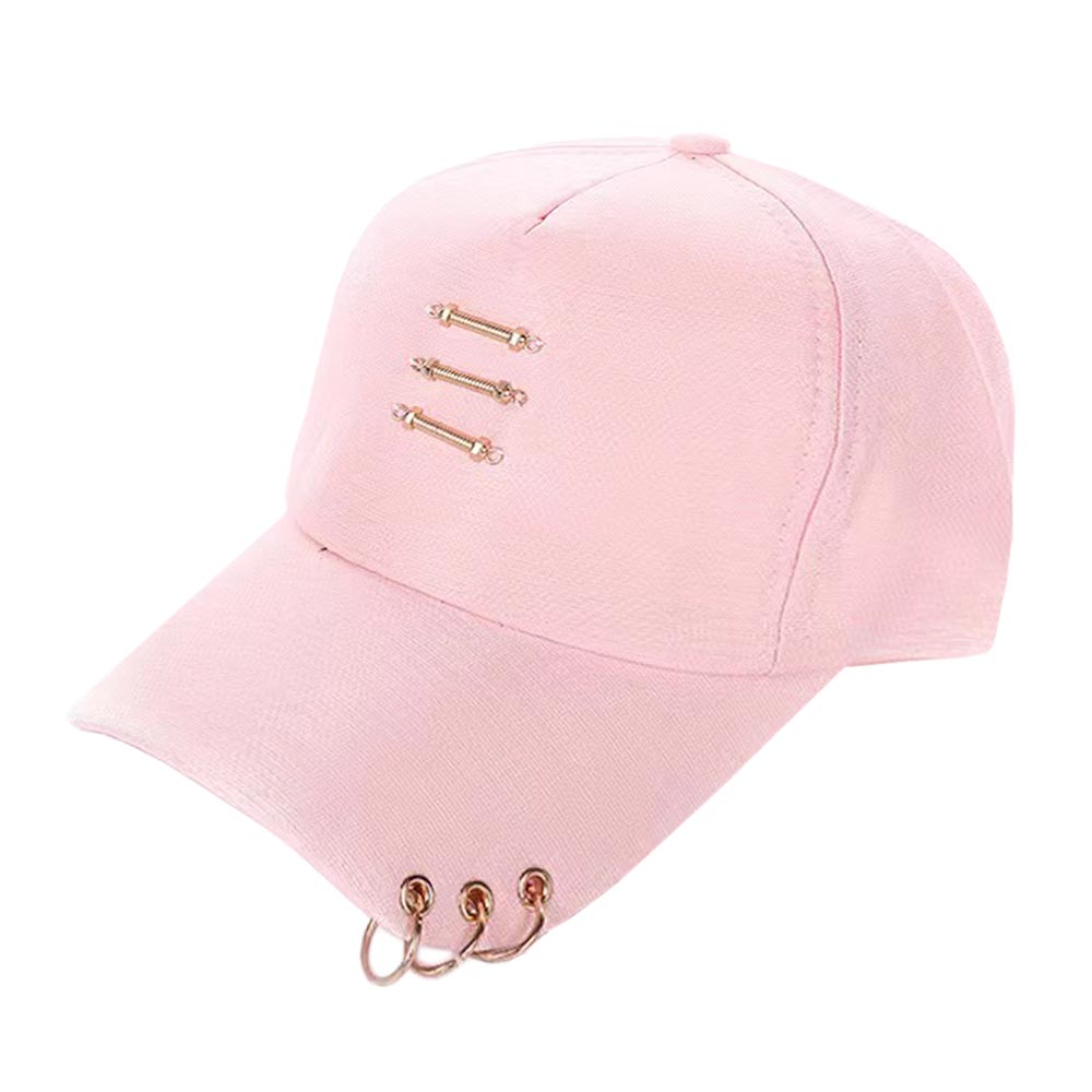 HATEGORY Metal Ring Pointed Baseball Cap