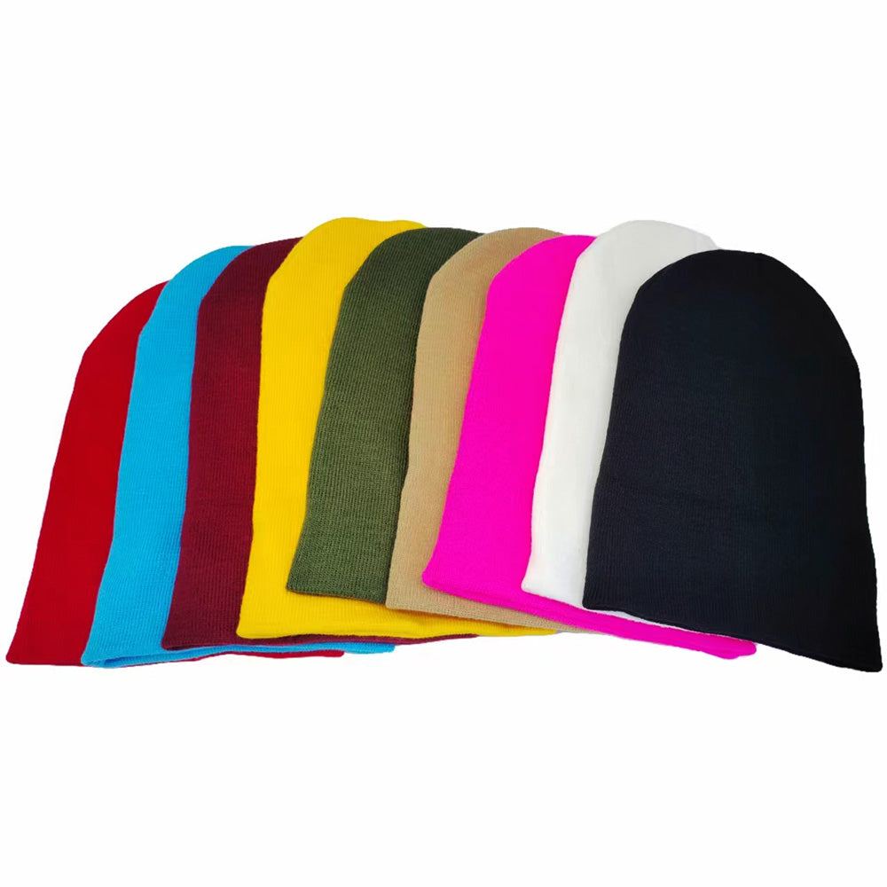 HATEGORY Solid Knit Beanie Hat