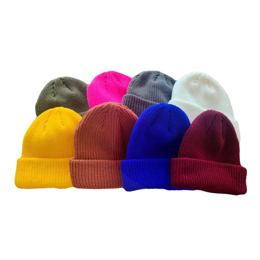 HATEGORY Solid Knit Beanie Hat