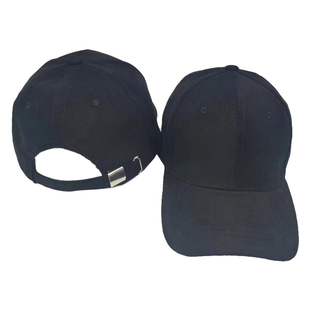 HATEGORY Solid Corduroy Baseball Cap