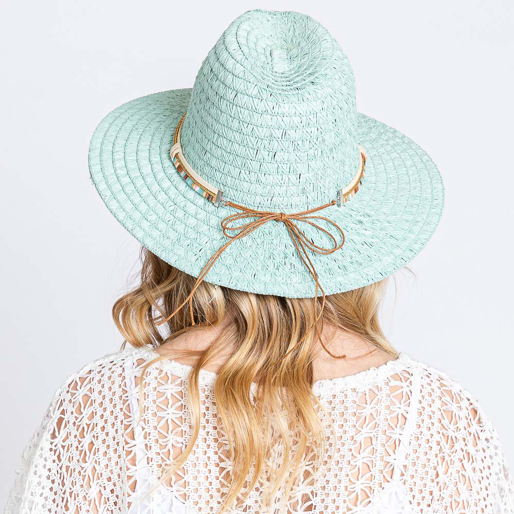 HATEGORY Multi Band Straw Sun Hat