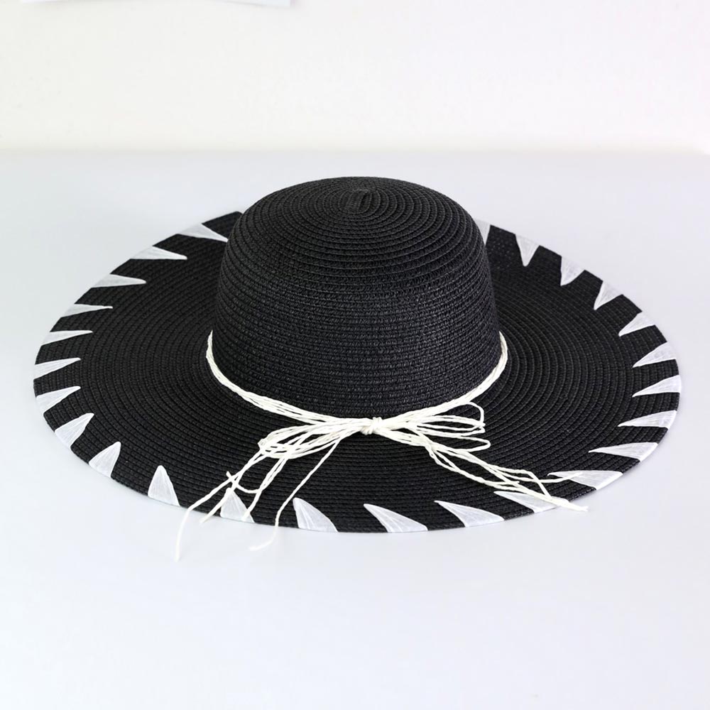 HATEGORY Handmade Edge Detailed Floppy Hat