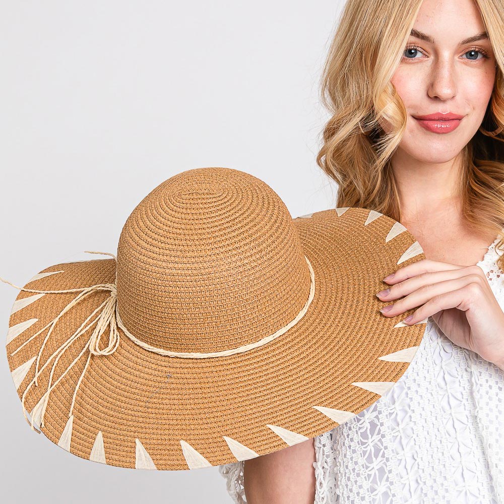 HATEGORY Handmade Edge Detailed Floppy Hat