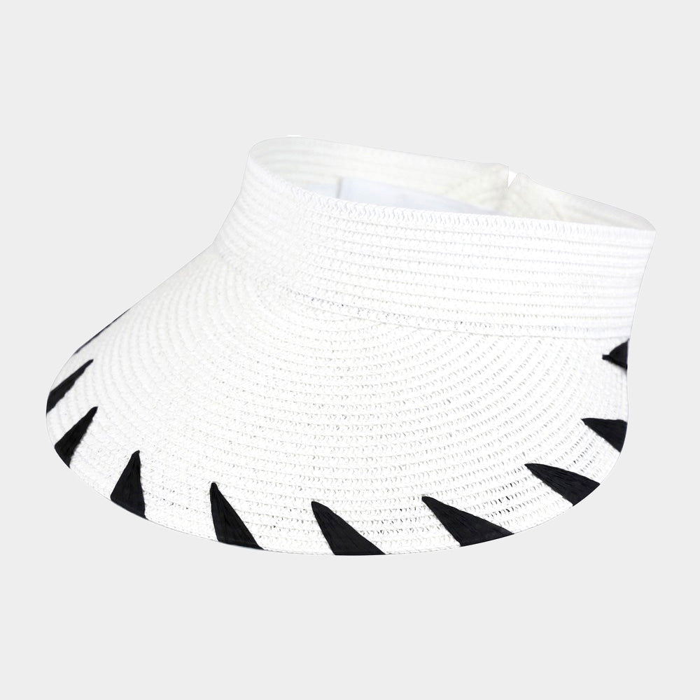 HATEGORY Handmade Edge Detailed Sun Visor