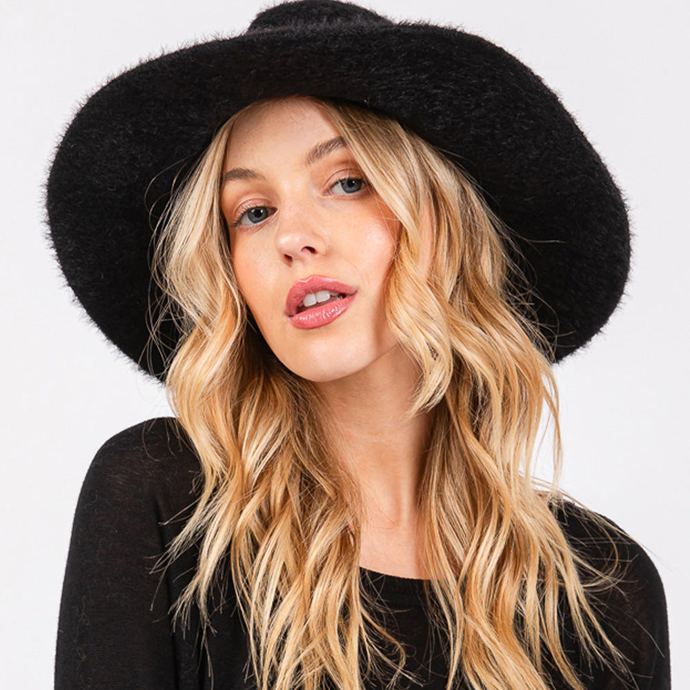 HATEGORY Fuzzy Fedora Hat