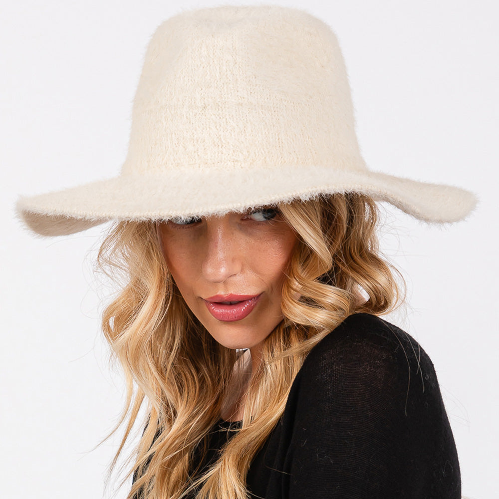 HATEGORY Fuzzy Fedora Hat