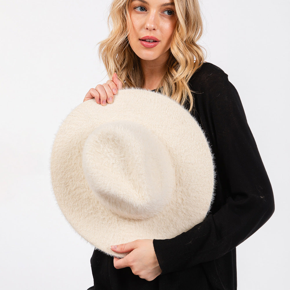 HATEGORY Fuzzy Fedora Hat