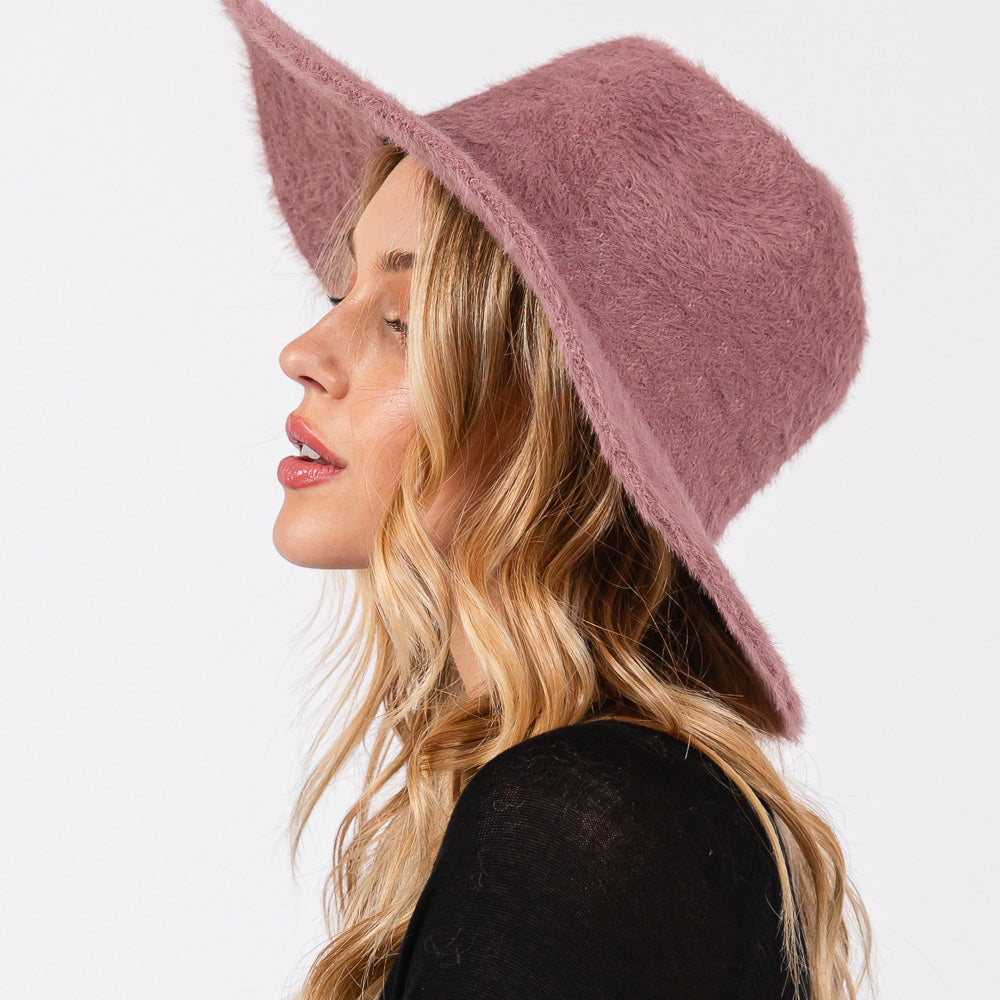 HATEGORY Fuzzy Fedora Hat