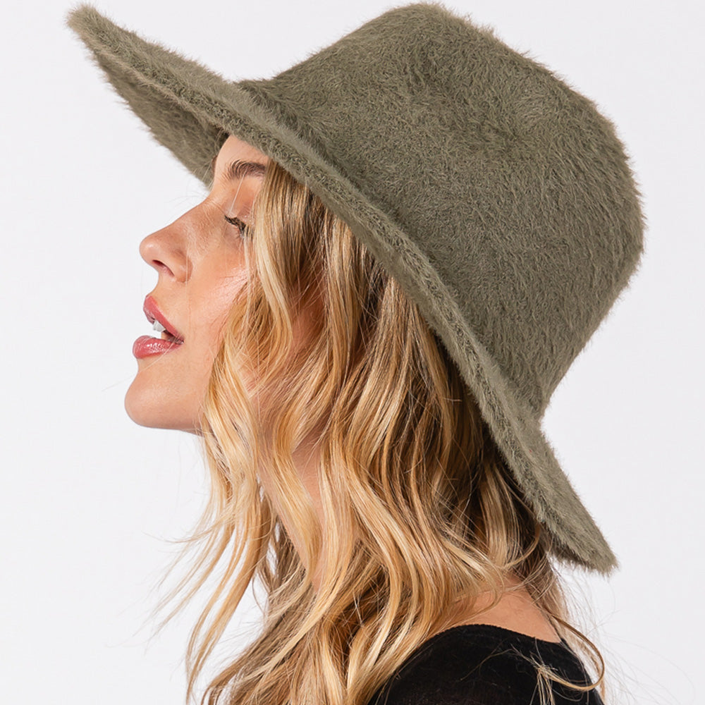 HATEGORY Fuzzy Fedora Hat