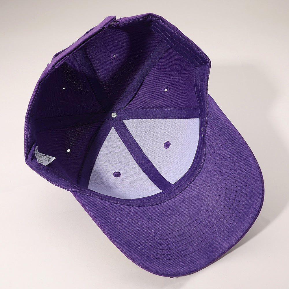 HATEGORY Bling Studded Mardi Gras Fleur de Lis Baseball Cap