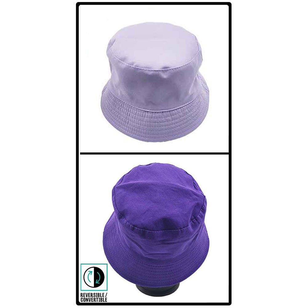 HATEGORY Reversible Solid Bucket Hat