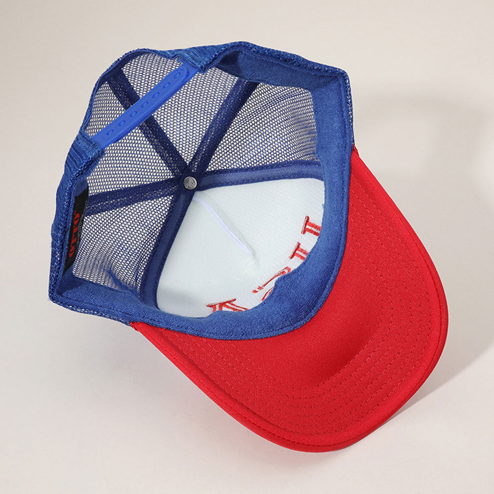 HATEGORY USA Embroidered Mesh Back Trucker Cap