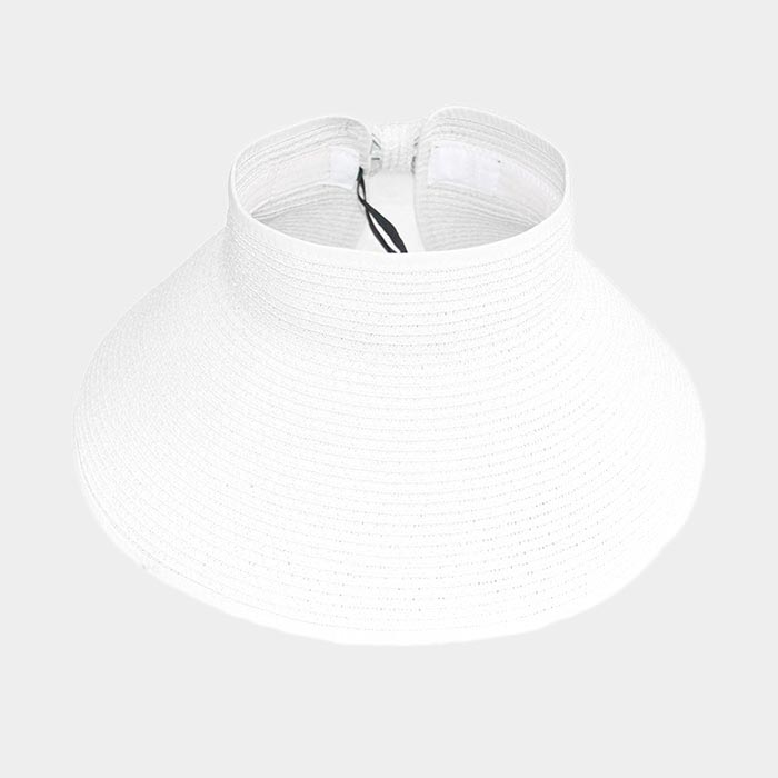 HATEGORY Roll Up Foldable Large Brim Sun Visor Hat