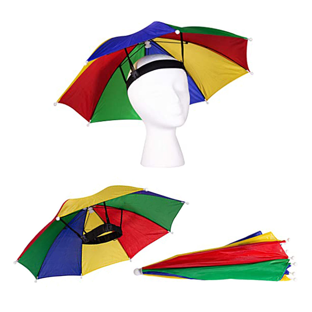 HATEGORY Rainbow Umbrella Hat