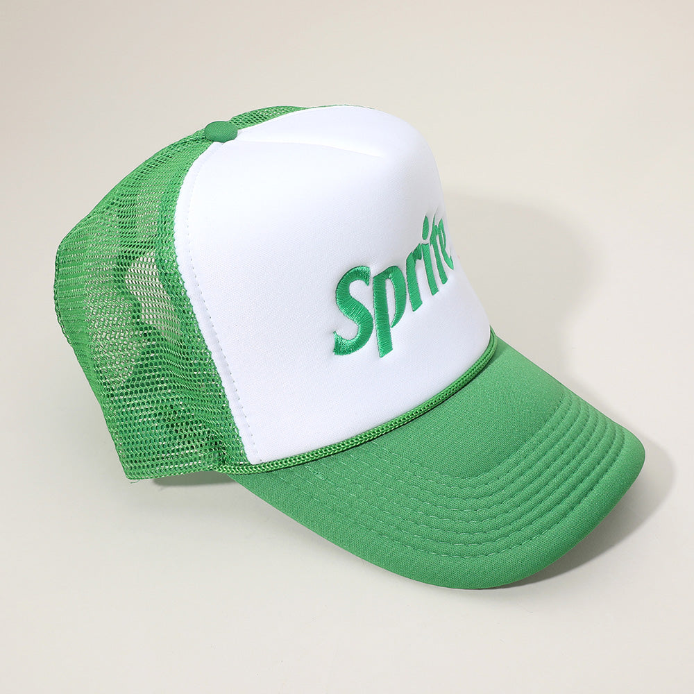 HATEGORY SPRITE Message Embroidered Mesh Back Trucker Cap