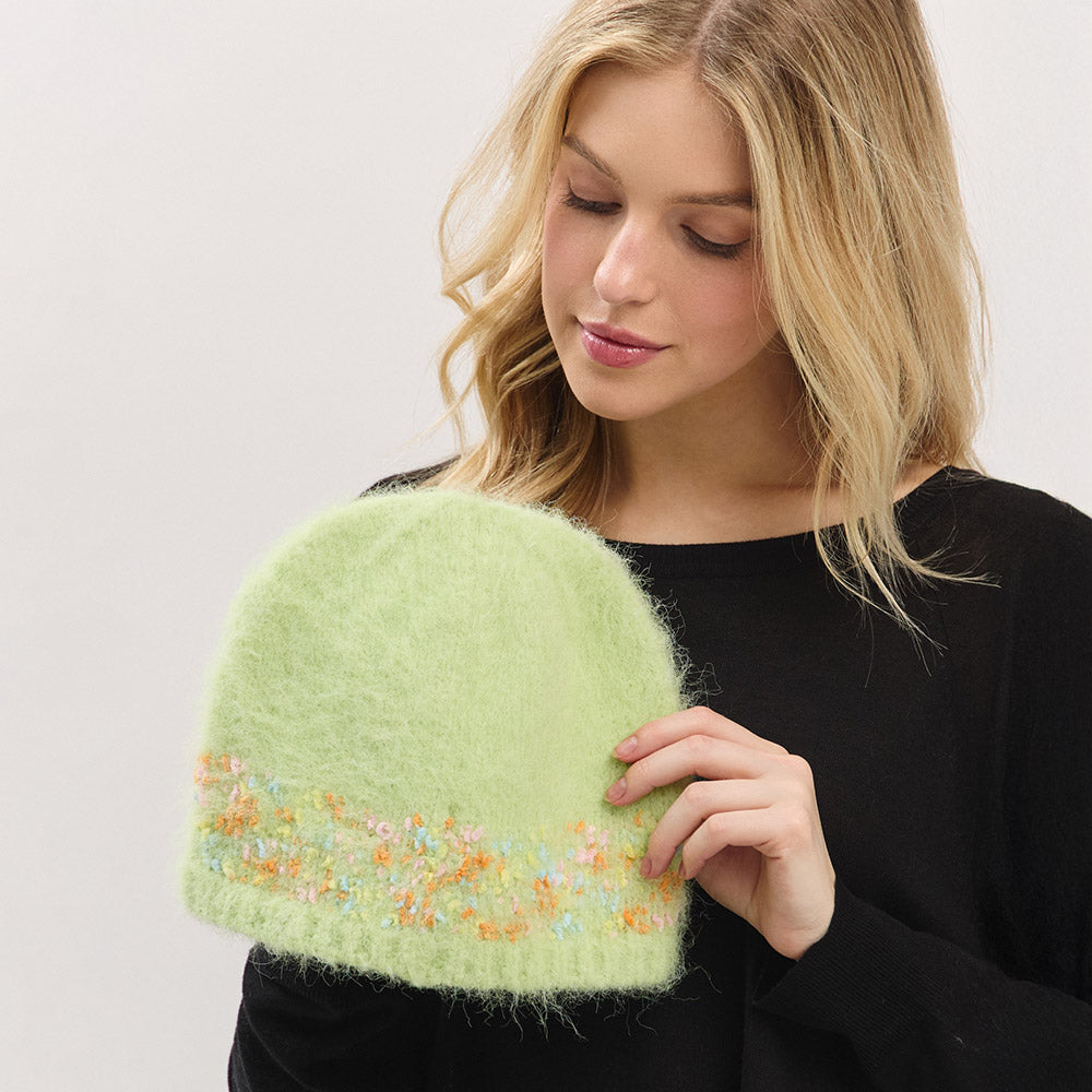 HATEGORY Confetti Solid Winter Beanie Hat