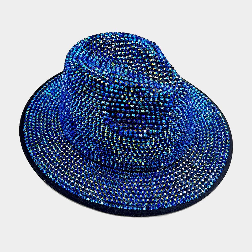 HATEGORY Bling Studded Panama Hat
