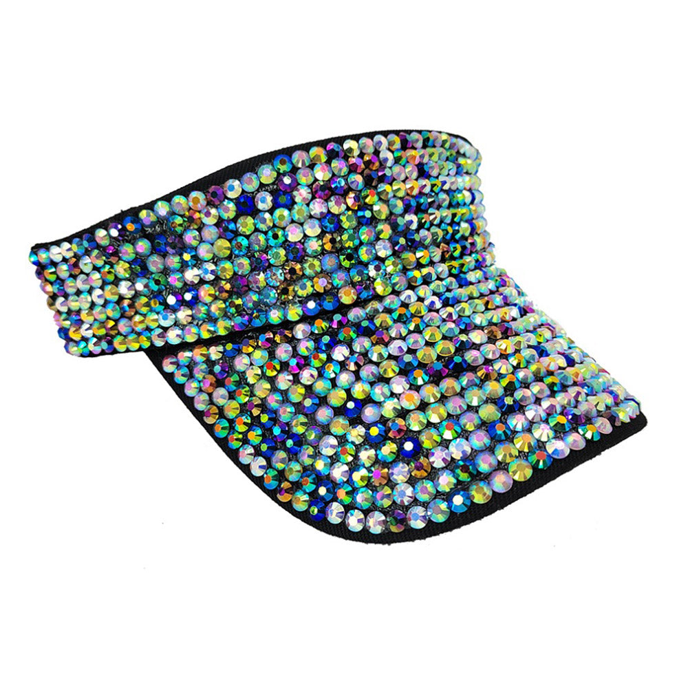 HATEGORY Bling Studded Visor Hat