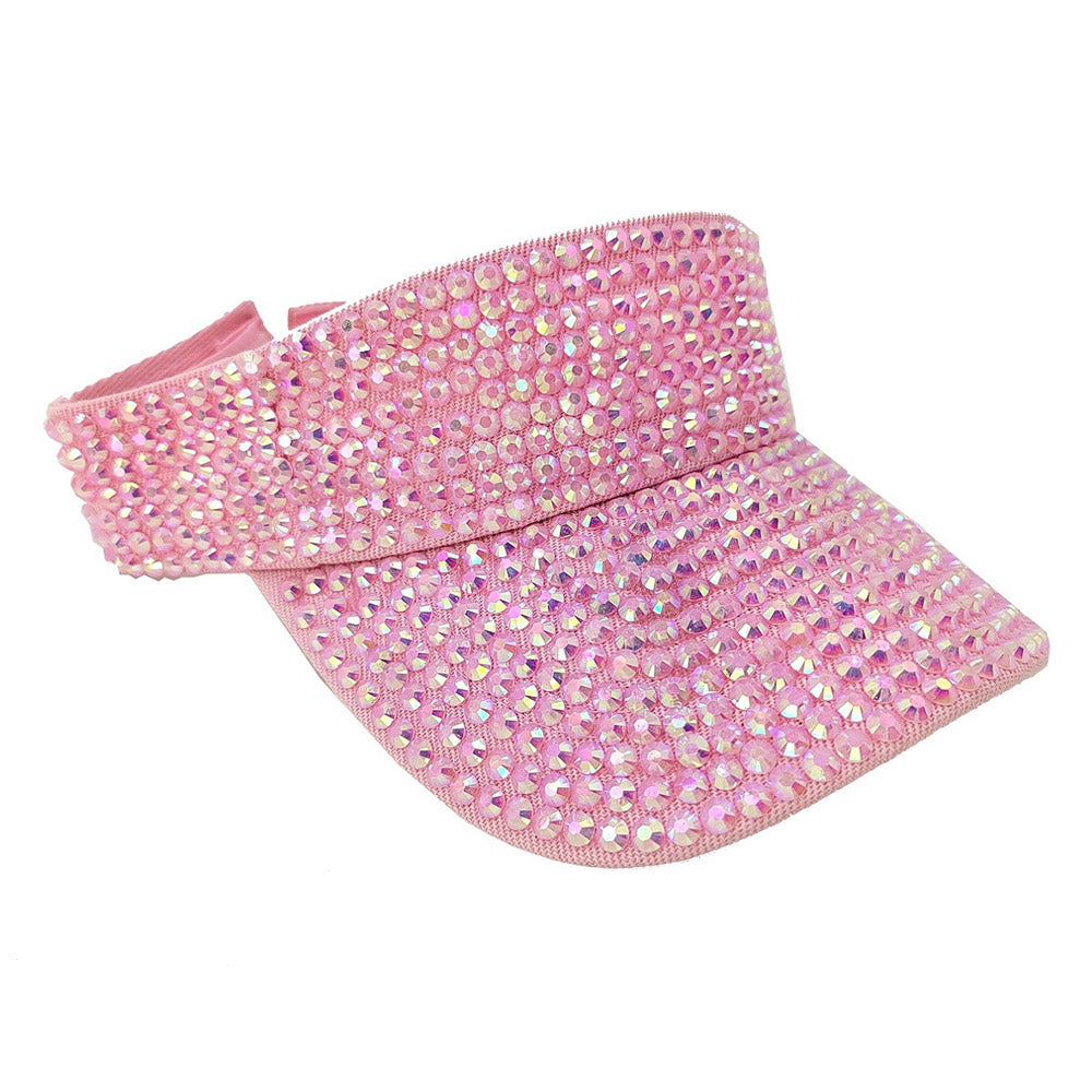 HATEGORY Bling Studded Visor Hat