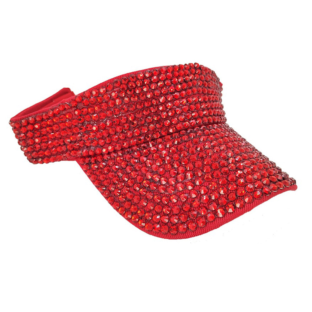 HATEGORY Bling Studded Visor Hat