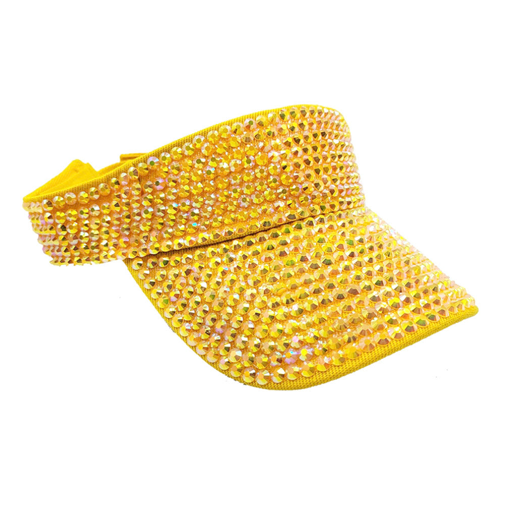 HATEGORY Bling Studded Visor Hat