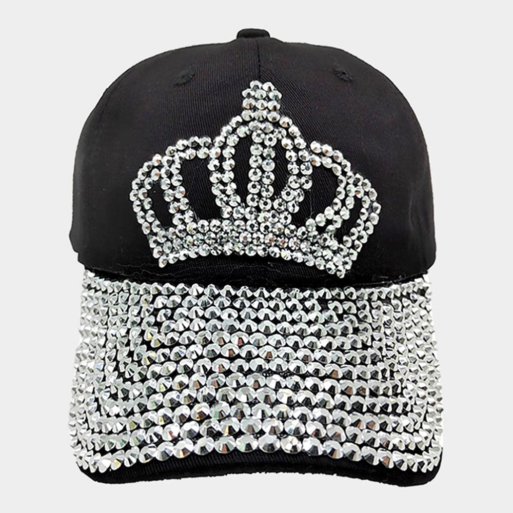 HATEGORY Bling Crown Baseball Cap
